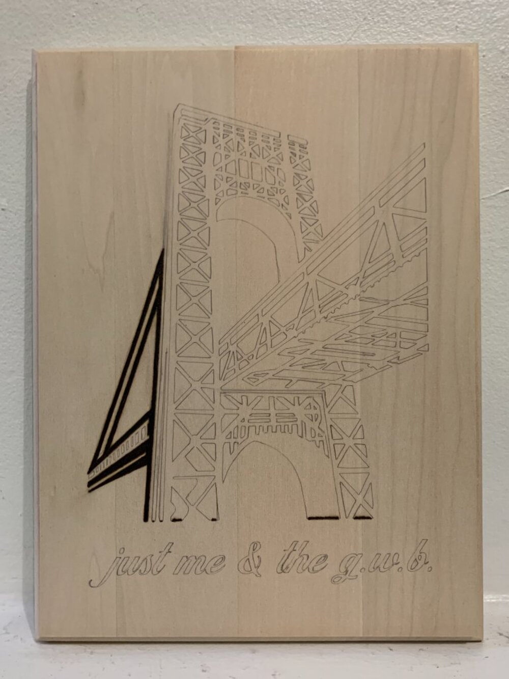 Custom piece wood-burned by hand - Picture 5 of 16